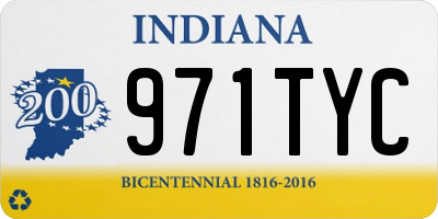 IN license plate 971TYC