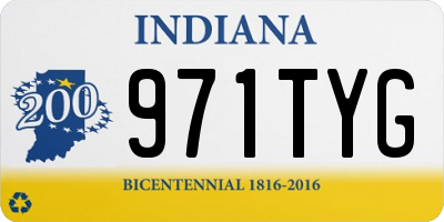IN license plate 971TYG
