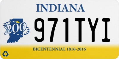 IN license plate 971TYI