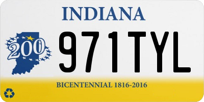 IN license plate 971TYL