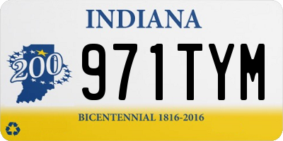 IN license plate 971TYM