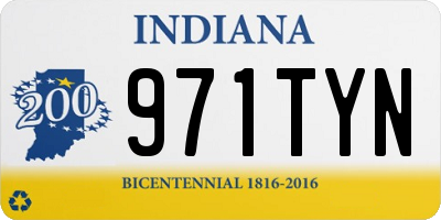 IN license plate 971TYN