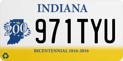 IN license plate 971TYU