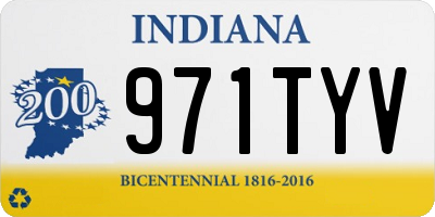 IN license plate 971TYV