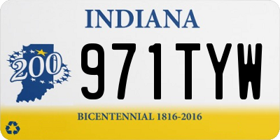 IN license plate 971TYW