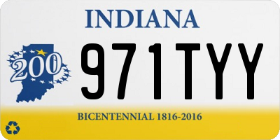 IN license plate 971TYY