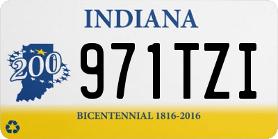 IN license plate 971TZI