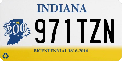 IN license plate 971TZN