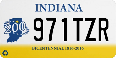 IN license plate 971TZR