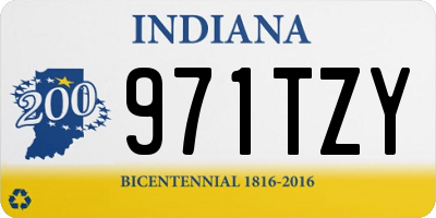 IN license plate 971TZY