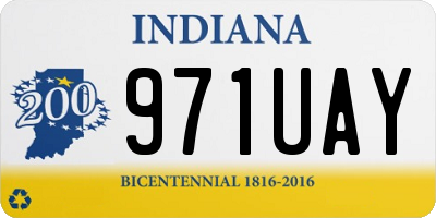 IN license plate 971UAY