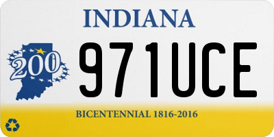 IN license plate 971UCE