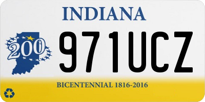 IN license plate 971UCZ