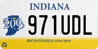 IN license plate 971UDL