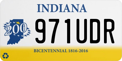 IN license plate 971UDR