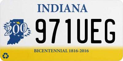 IN license plate 971UEG