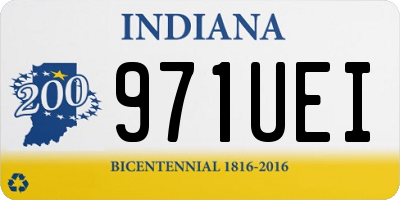 IN license plate 971UEI