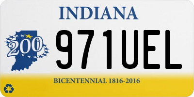 IN license plate 971UEL