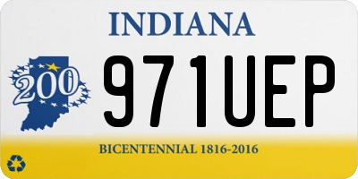 IN license plate 971UEP