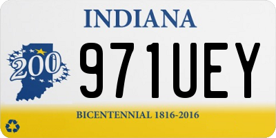 IN license plate 971UEY