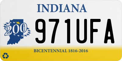 IN license plate 971UFA