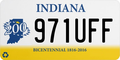 IN license plate 971UFF