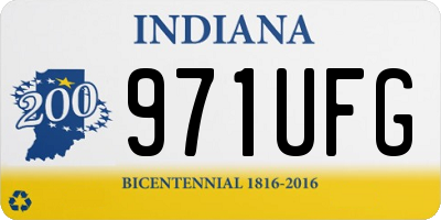 IN license plate 971UFG