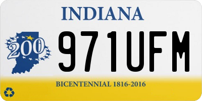 IN license plate 971UFM