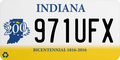 IN license plate 971UFX