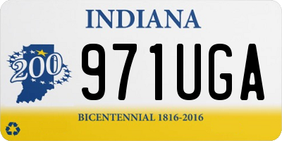 IN license plate 971UGA