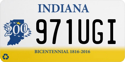 IN license plate 971UGI