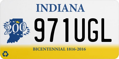 IN license plate 971UGL