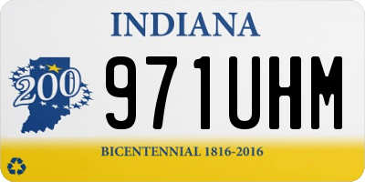 IN license plate 971UHM