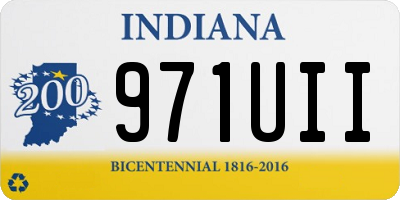 IN license plate 971UII