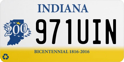 IN license plate 971UIN