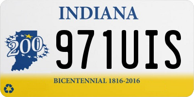 IN license plate 971UIS