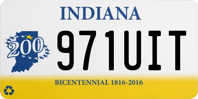 IN license plate 971UIT