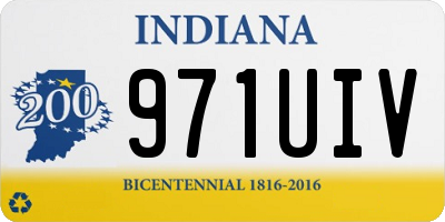 IN license plate 971UIV