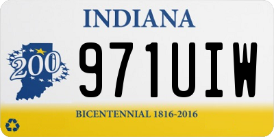 IN license plate 971UIW