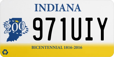 IN license plate 971UIY