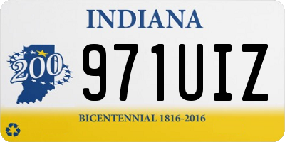 IN license plate 971UIZ