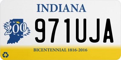 IN license plate 971UJA