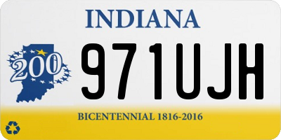 IN license plate 971UJH