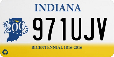 IN license plate 971UJV