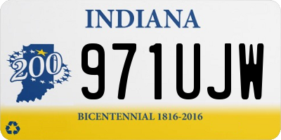 IN license plate 971UJW