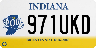 IN license plate 971UKD