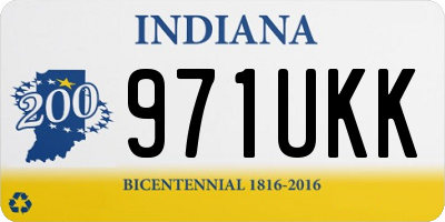 IN license plate 971UKK