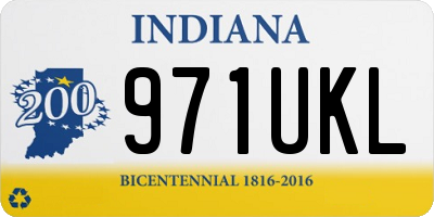 IN license plate 971UKL