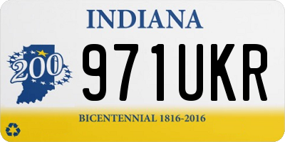IN license plate 971UKR