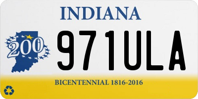 IN license plate 971ULA